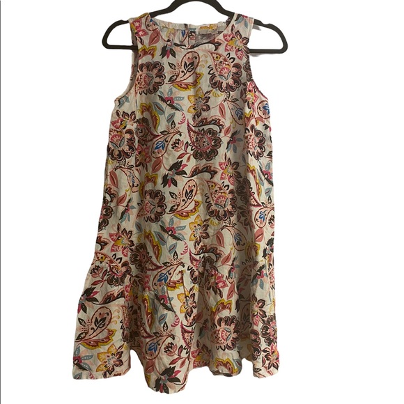 LOFT NWT Paisley Floral Swing Dress 0 - Picture 1 of 4